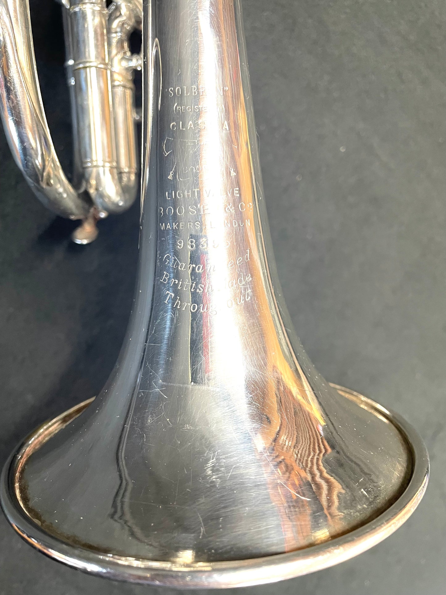 Boosey and Co Class A Solbron Bb Cornet - Circa 1916 - Student/Heritage/Collectors Instrument