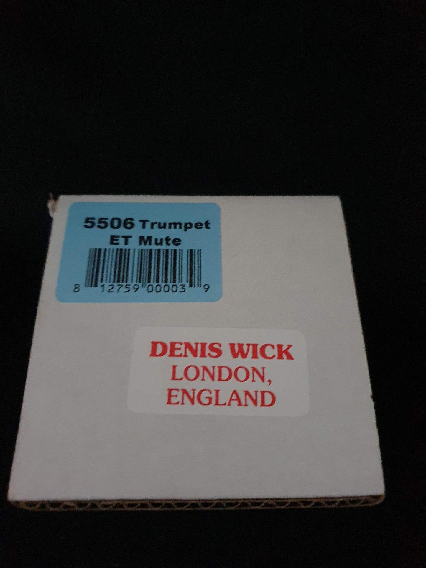 Denis Wick Cornet Trumpet ET Mute 5506