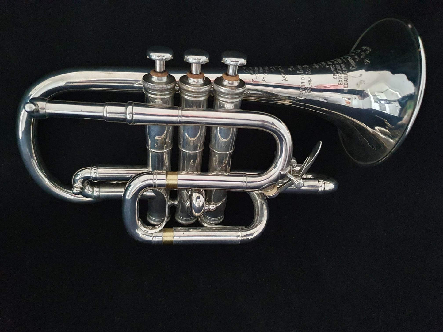 Antoine Courtois Eb Brevete Medaille Pocket Cornet - Heritage Instrument/Collectors Item! - Extremely Rare and Stunning Condition! - SENSIBLE OFFERS CONSIDERED!